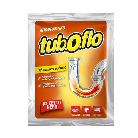 Tuboflo Αποφρακτικό Με Ζεστό Νερό 100gr.