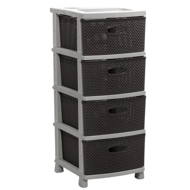 Συρταριέρα Πλαστική  Μπίλια 4 Θέσεων 43x36x90cm No44352