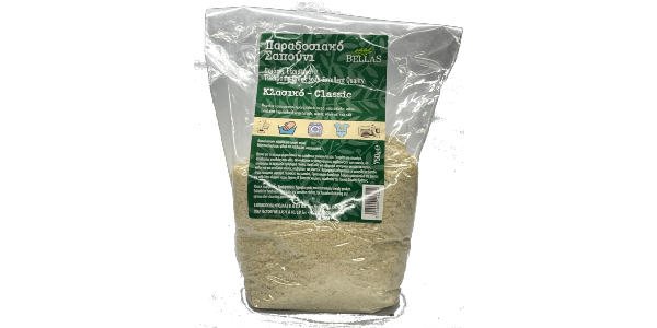 BELLAS Βρεφικό Απορρυπαντικό Ρούχων 750gr με Πράσινο Σαπούνι Ελαιόλαδου Τριμμένο σε Σκόνη