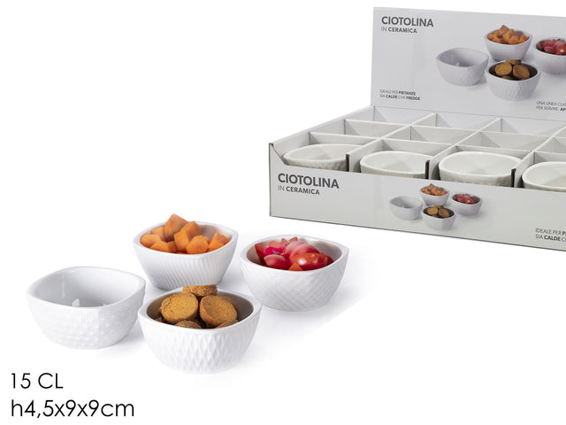 Μπωλάκι Πορσελάνινο 150ml Λευκό