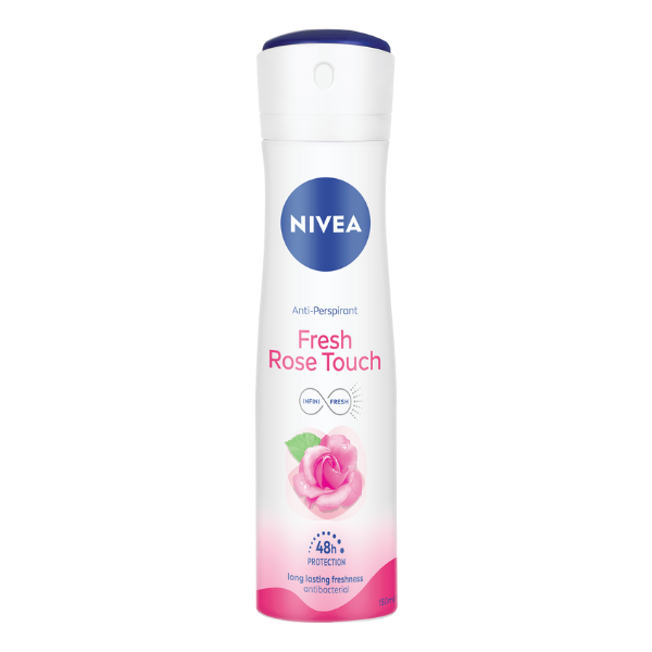 Nivea Spray 150ml Αποσμητικά σώματος Women Touch Fresh Rose 48h