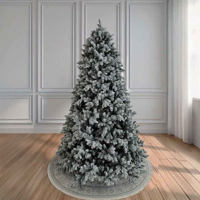 Δέντρο Χριστουγεννιάτικο Χιονισμένο FLOCKED SUGAR PINE 240cm PE+PVC
