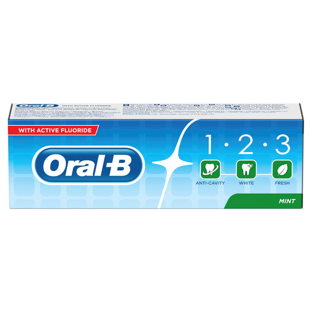 Oral-B Οδοντόκρεμα 75ml 1-2-3 Μέντα