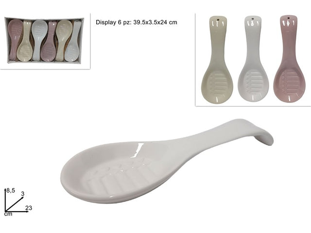 Βάση για Κουτάλα Κεραμική σε 3 Χρώματα