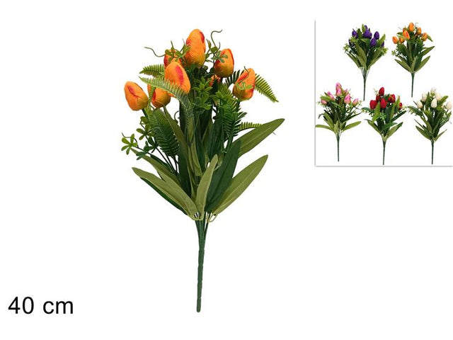 Μπουκέτο από Τεχνητά Φυτά Y40cm Τουλίπα