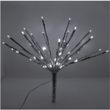 80Led (20 flash) Φωτιζόμενο Χριστουγεννιάτικο Κλαδί 38cm Λευκό Φως Καλώδιο 300cm Welkhome
