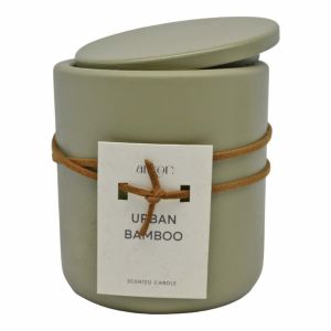 Τσιμεντένιο Βαζάκι Με Αρωματικό Κερί Και Καπάκι 833108 (8,8x10)