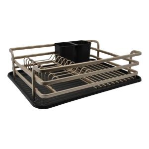 Πιατοθήκη Αλουμινίου Μαύρη – Σαμπανιζέ 835768 (45,5x30,3x12,8)