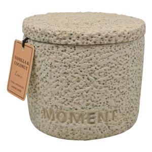 Τσιμεντένιο Βαζάκι Με Αρωματικό Κερί Και Καπάκι 849536 (8,8x8,4)