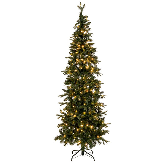 Δέντρο Χριστουγεννιάτικο PRE-LIT SLIM ALPINE 180cm με 200 LED Θερμό Λευκό
