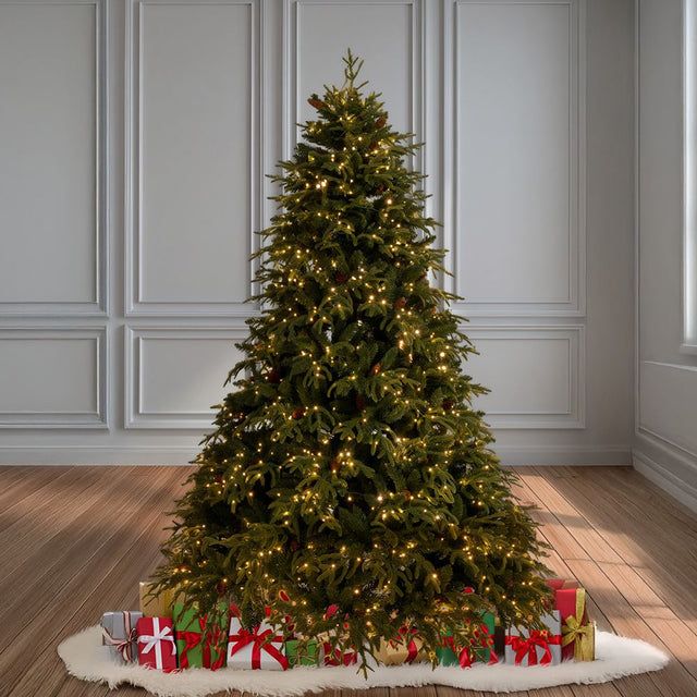 Δέντρο Χριστουγεννιάτικο PRE LIT FRANKLIN FIR 300cm με 3100 RGB LED Λευκά & Πολύχρωμα Λαμπάκια