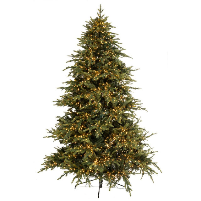 Δέντρο Χριστουγεννιάτικο PRE-LIT ASPEN 240cm με 5150 LED Λευκά Ζεστά Λαμπάκια 8 Προγράμματα (PE+PVC)