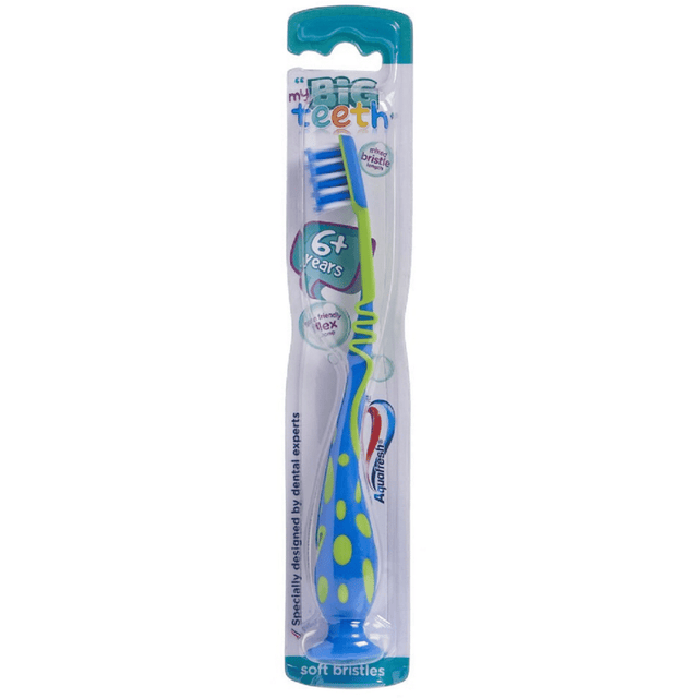 Παιδική Οδοντόβουρτσα Aquafresh Junior Flex 6+ Μαλακή Χρώμα Μαύρο