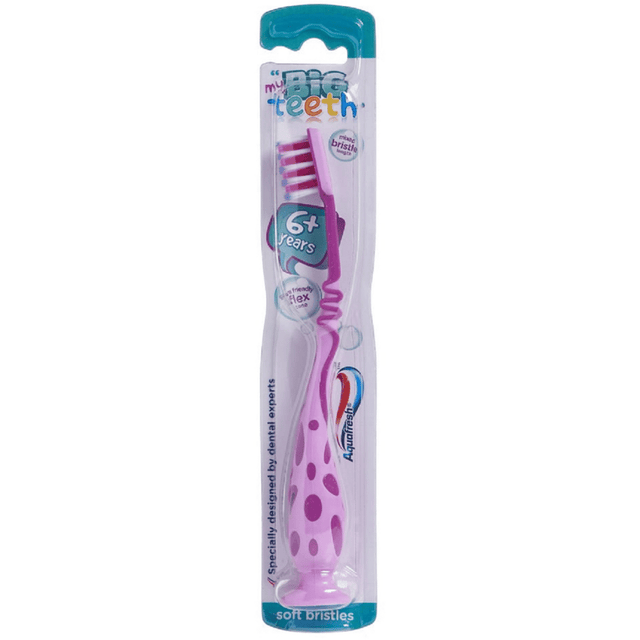 Παιδική Οδοντόβουρτσα Aquafresh Junior Flex 6+ Μαλακή Χρώμα Μαύρο