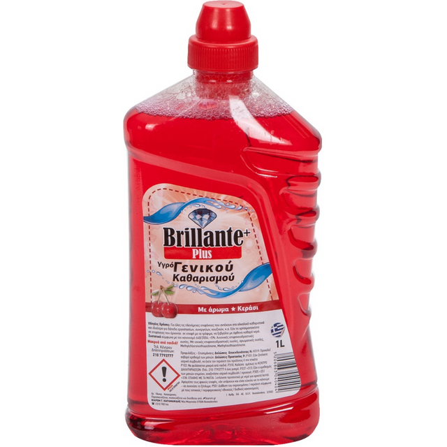 Biarom - Brillante Plus 1000ml Υγρό Γενικού Καθαρισμού Κεράσι