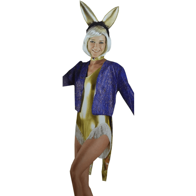 Αποκριάτικη Στολή Ενηλίκων Σέξι Κουνελάκι Μπλέ (Carnavali - Δανέσσης & Σία Ο.Ε.) 5205685528015
