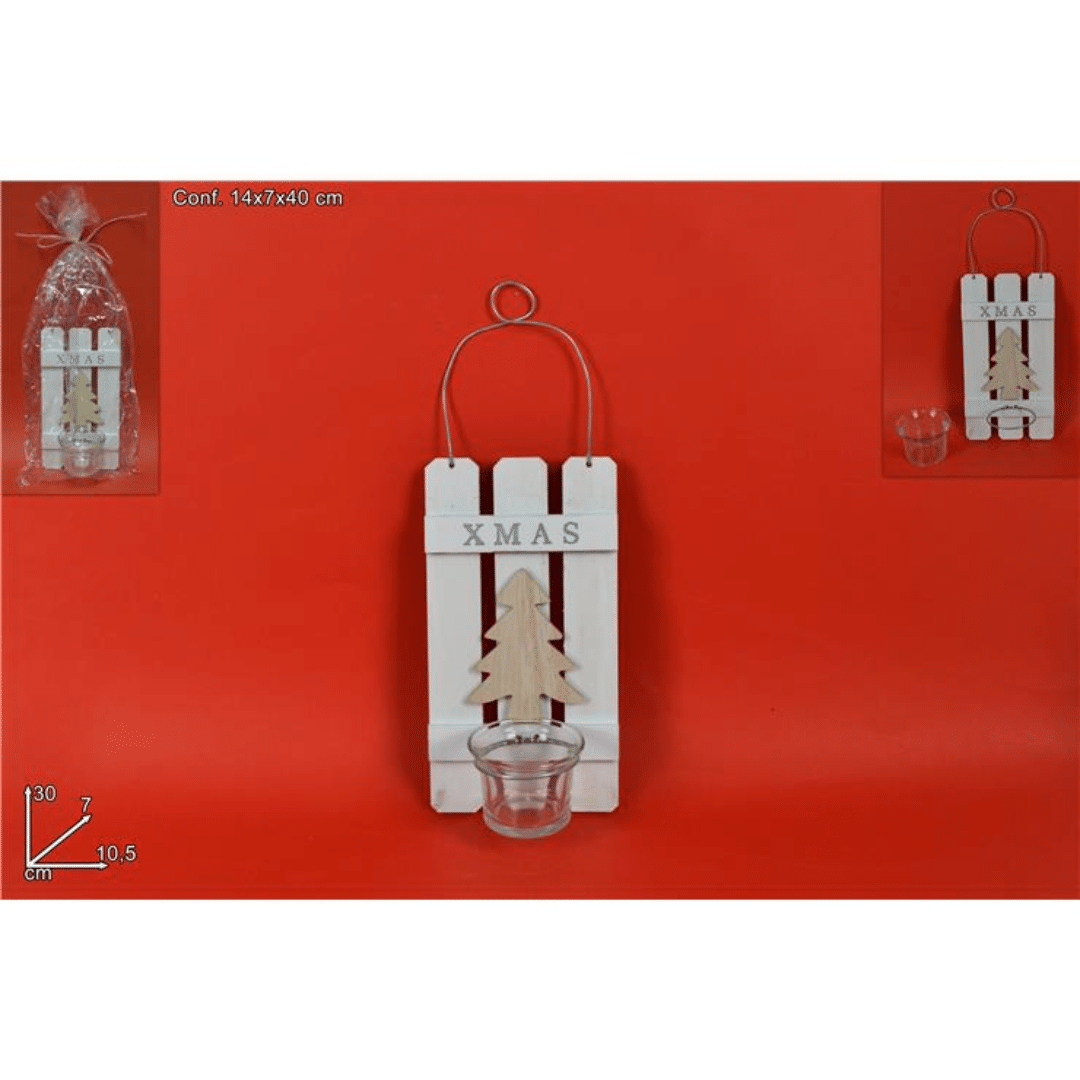 Βάση Ρεσώ Ξύλινη Κρεμαστή 30x7x10.5cm Welkhome