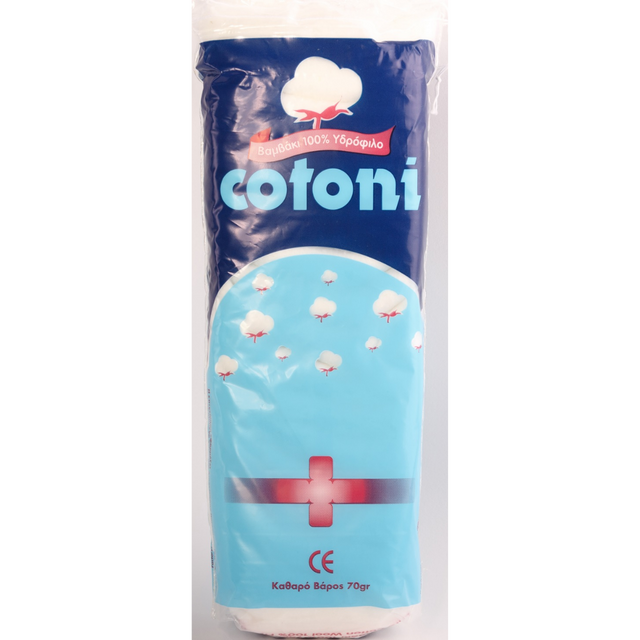 Βαμβάκι Cotoni Υδρόφιλο 70gr 100%
