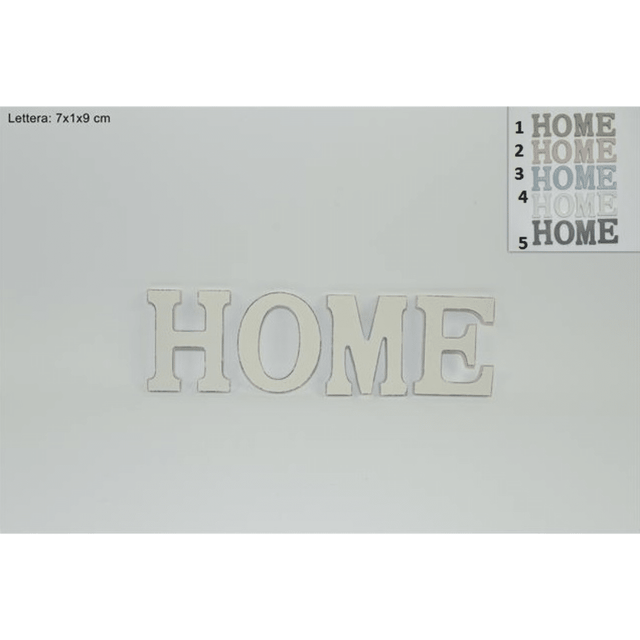 Γράμματα Home 9x7x1cm Art.MI010067 Welkhome