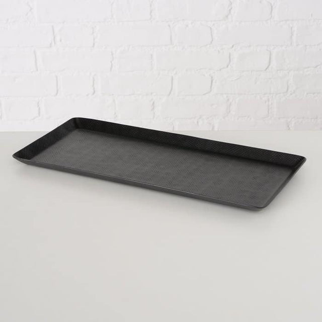Δίσκος Αλουμινίου Μαύρο Χρώμα 13x28cm Boltze