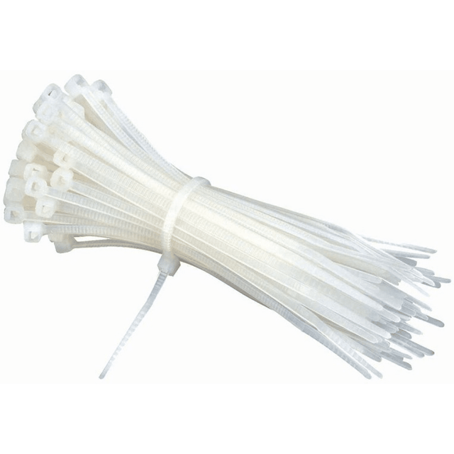 Δεματικά Καλωδίων 300x2.7 Λευκό 100τμχ E-2520 Sidirela 5203642125178