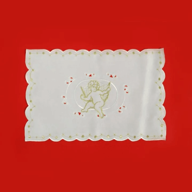 Δισκόπανα Σεμεδάκι Μπεζ - Χρυσό 44x29cm Welkhome