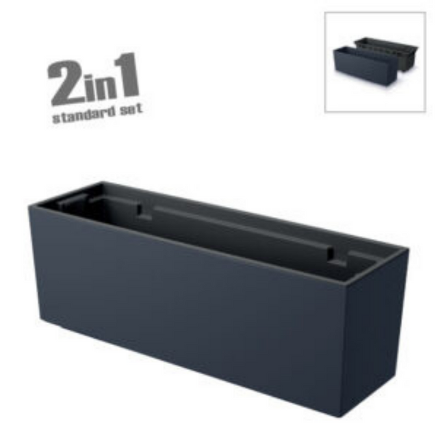 ΖΑΡΝΤΙΝΙΕΡΑ (2 ΣΕ 1) ΑΝΘΡΑΚΙ URBI CASE 58x18x19.5cm