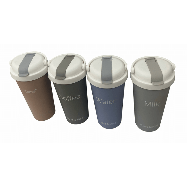Θερμός Ποτήρι Ανοξείδωτο Με Καλαμάκι 500ml TnS 03-950-3952