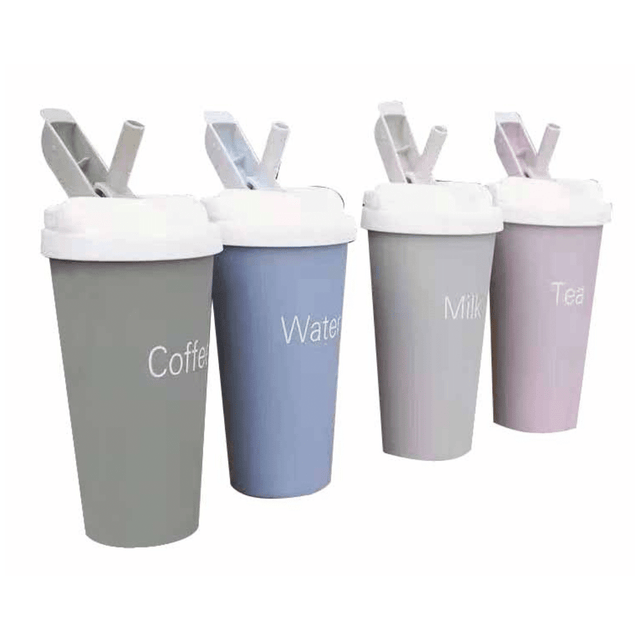 Θερμός Ποτήρι Ανοξείδωτο Με Καλαμάκι 500ml TnS 03-950-3952