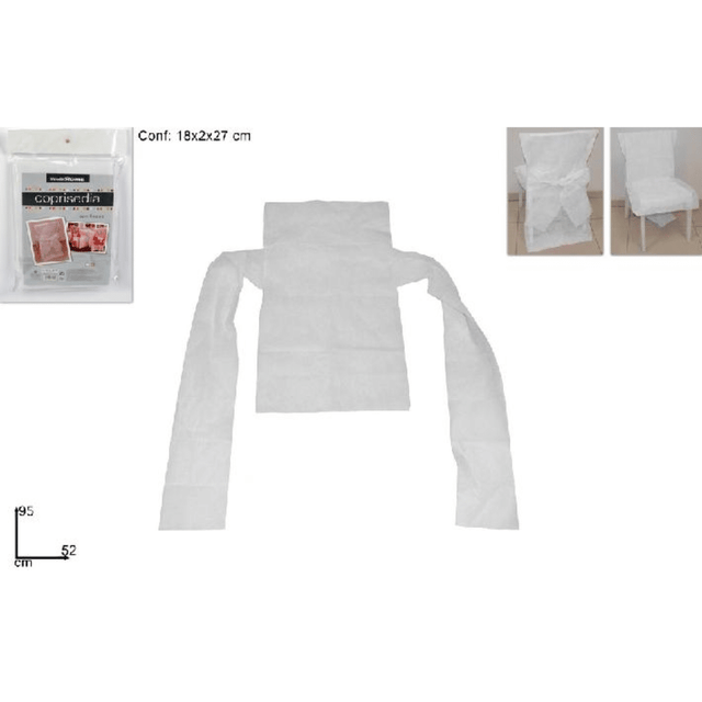 Κάλυμμα Καρέκλας 52x95cm Λευκό Welkhome