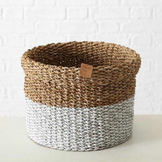 Καλάθι Ψάθινο Seagrass H26x35cm Boltze