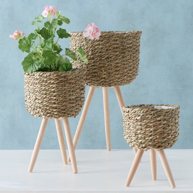 Κασπώ Ψάθινο Τρίποδο Η42x27cm