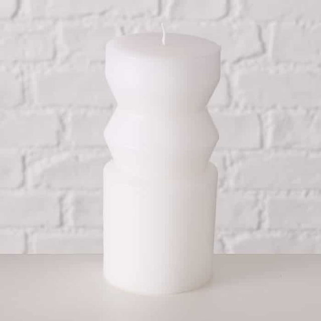 Κερί Διακοσμητικό σε 3 Χρώματα 6.5x14cm Boltze