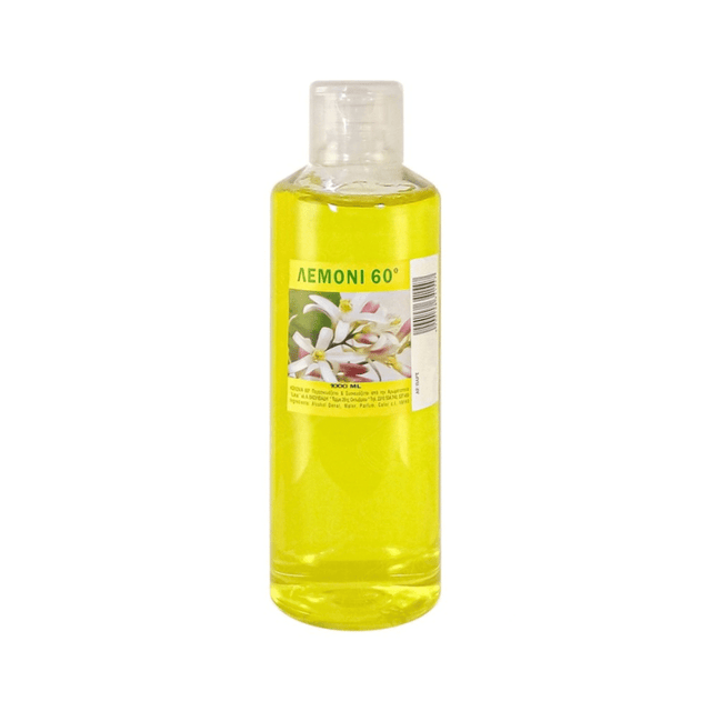 Κολώνια με άρωμα λεμόνι 60 βαθμών 1000 ml Αρωματοποιία (Lina)