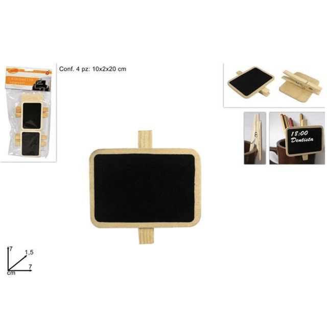 Μαυροπίνακας Μανταλάκι 7x7cm Welkhome