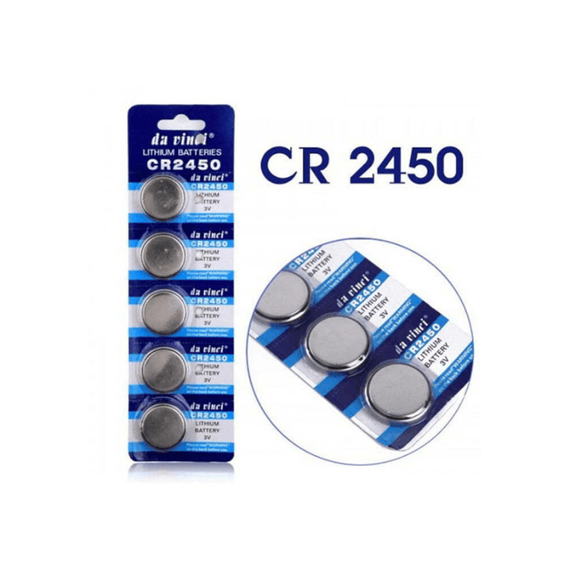 Μπαταρίες Σετ 5Χ μπαταρίες τύπου Λιθίου CR2450 – 3V Da Vinci