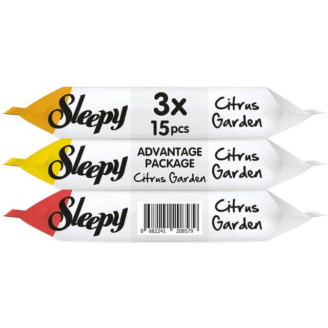 Μωρομάντηλα Sleepy Σετ 3 x 15τμχ. TnS 07-800-0023