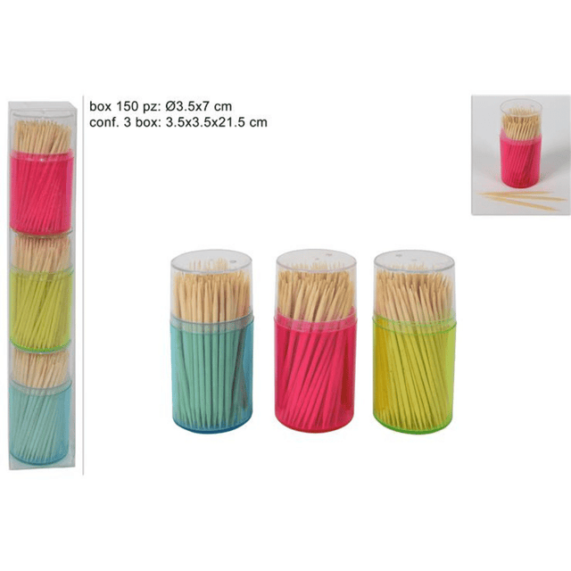 Οδοντογλυφίδες 150τμχ. Χ 3 Σετ Art.342909 Welkhome