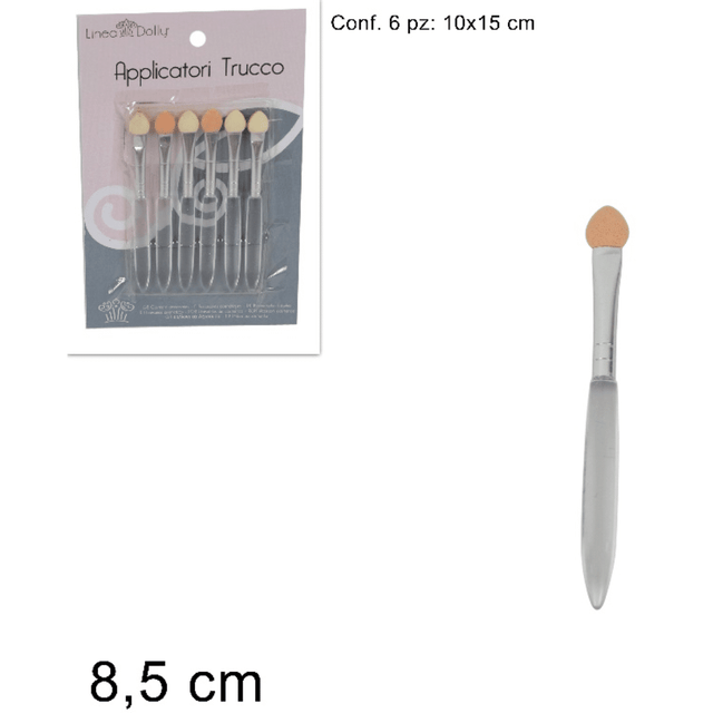 Πινέλο Μακιγιάζ Ματιών 8,5cm 6τμχ. Welkhome