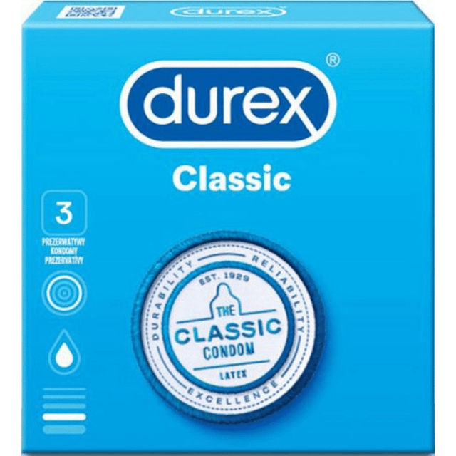 Προφυλακτικά Durex (3τεμ.) Classic