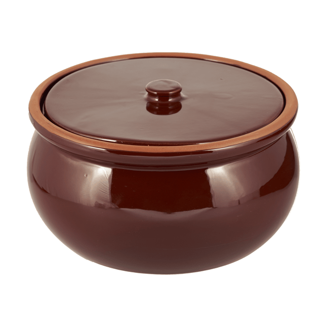 Γάστρα Πυρίμαχη με Καπάκι Στρογγυλή 28x28cm TnS 03-800-1499