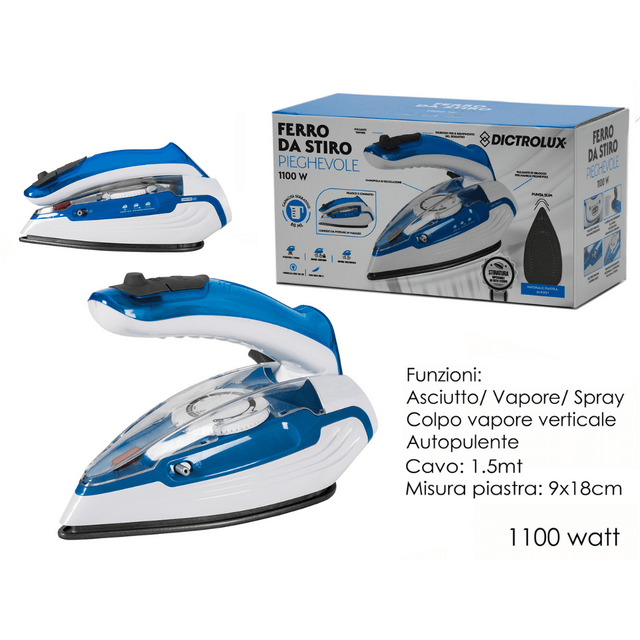Σίδερο Ταξιδίου Ατμού 1100W Art.790304 DictroLux