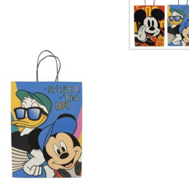 Σακούλα Δώρου Χάρτινη Παιδική Mickey Disney 24x10x32cm