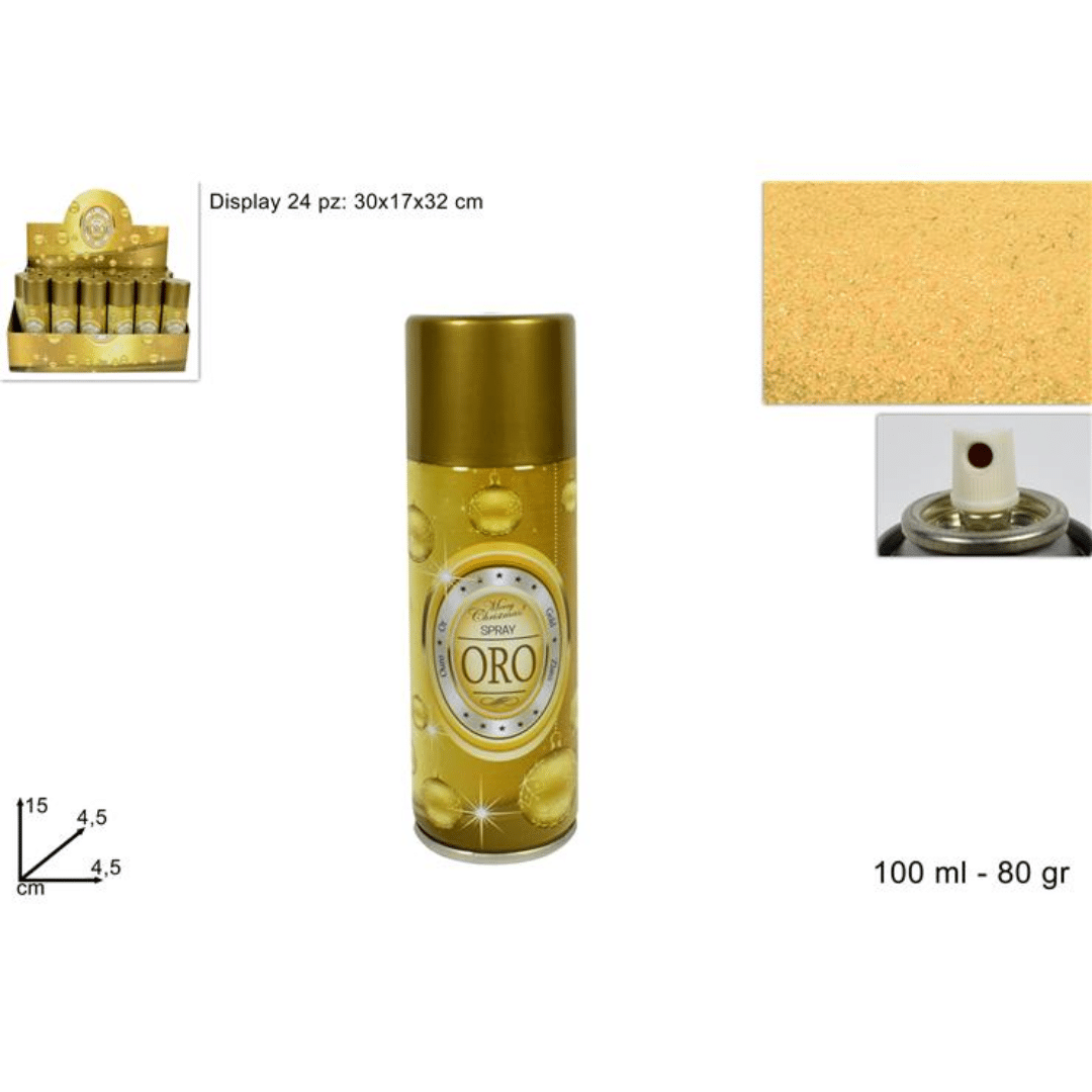 Σπρέι Χρώματος Χρυσό 100ml Welkhome