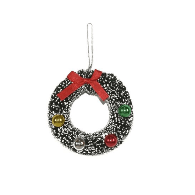 Στεφανάκι Κρεμαστό Πράσινο Στολίδι 7.5cm ART. 94005 Welkhome