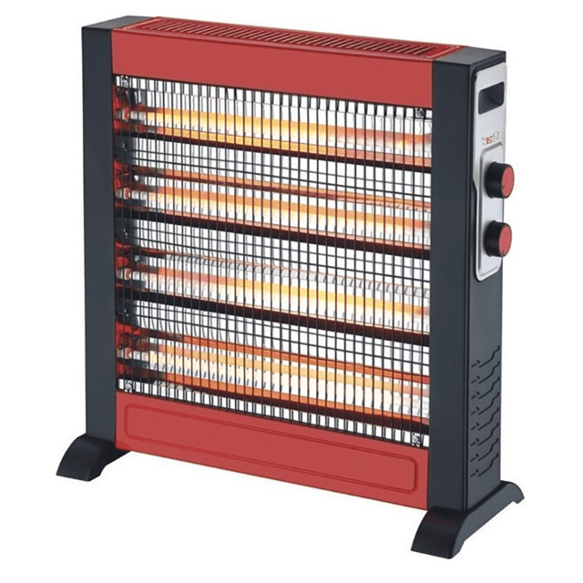 Σόμπα Θερμάστρα χαλαζία 2400W σε μπορντό χρώμα TnS LX-1602/BUR 35-950-0690