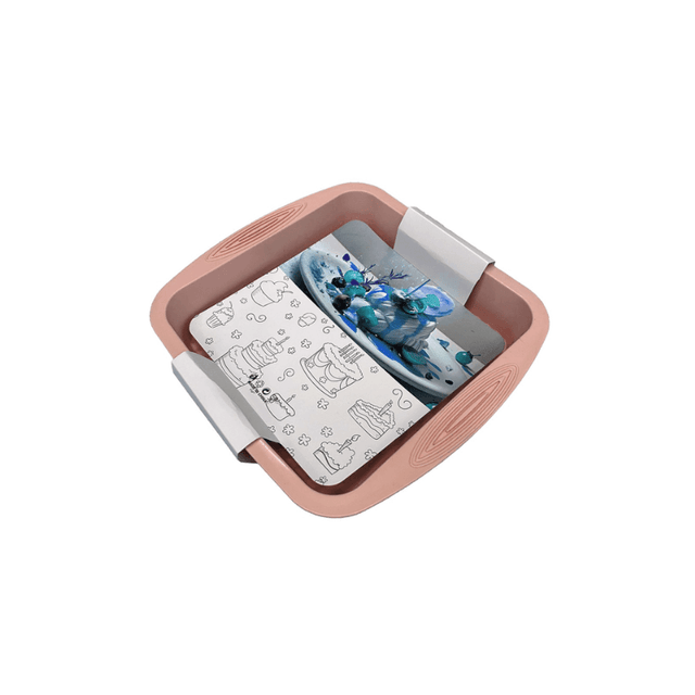 Ταψί Σιλικόνης Ορθογώνιο 27x25x5cm σε 3 Χρώματα TnS 03-950-3999
