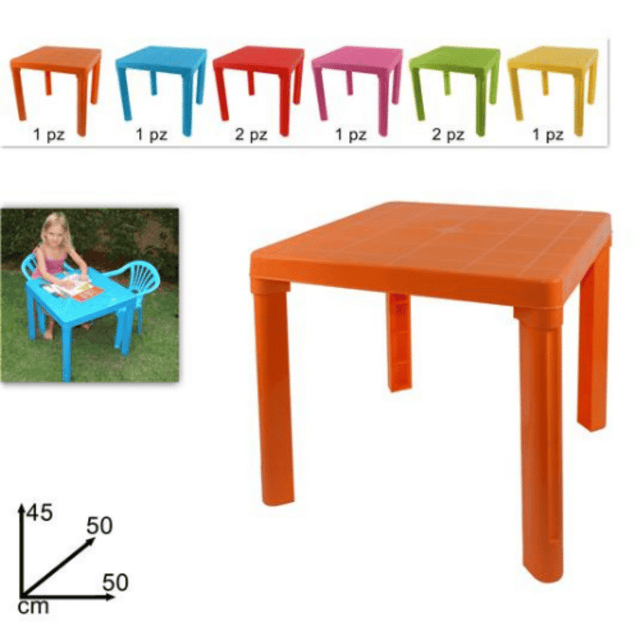 Τραπέζι Παιδικό Πλαστικό 50x50cm Welkhome