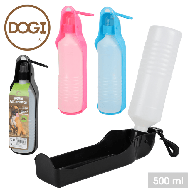 Φορητό Δοχείο Νερού Σκύλου Πλαστικό 500ml