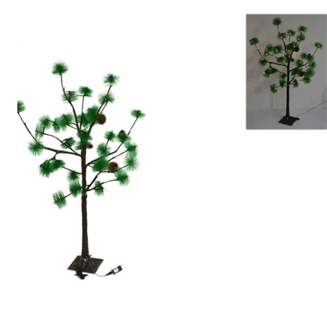 Φωτιζόμενο Χριστουγεννιάτικο Δέντρο 120cm 72Led Θερμό Φως Welkhome